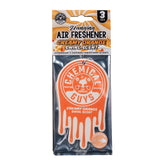 Creamy Orange Swirl Hanging Air Freshener