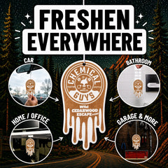 Wild Cedarwood Escape Hanging Air Freshener