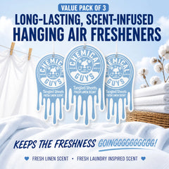 Tangled Sheets Hanging Air Freshener
