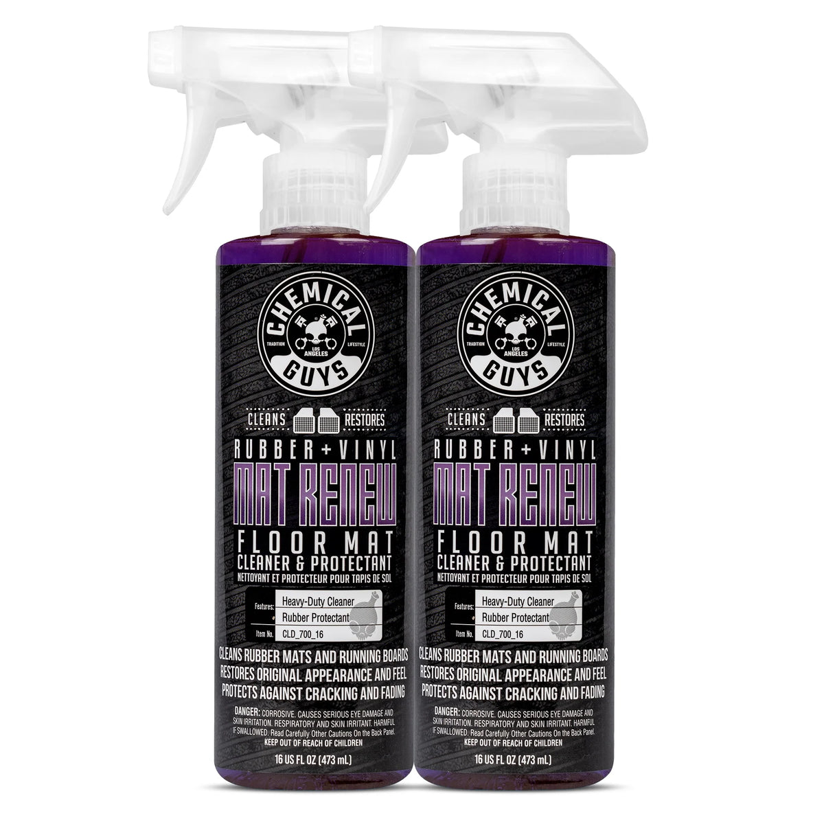 Mat ReNew Rubber + Vinyl Floor Mat Cleaner and Protectant (2-Pack)