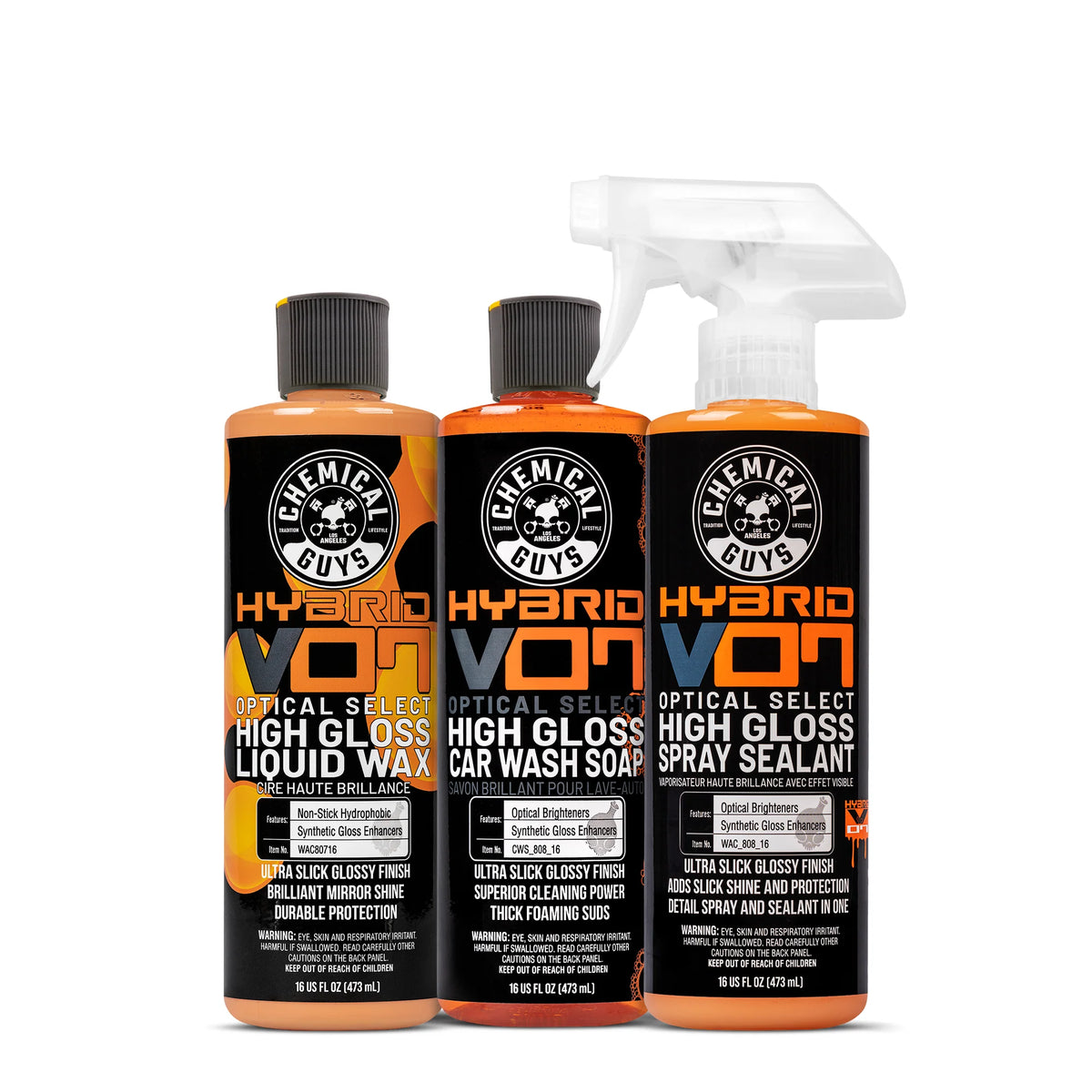 Hybrid V07 Optical Select Wash, Wax & Sealant Bundle