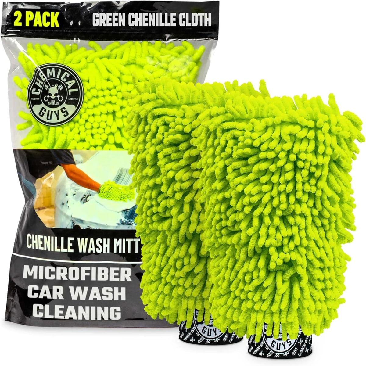 Chenille Wash Mitt (2-Pack)