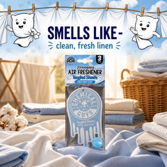 Tangled Sheets Hanging Air Freshener